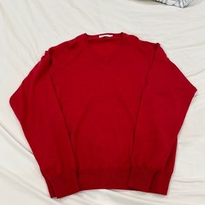 Peter Millar 100% Merino Wool V Neck Sweater